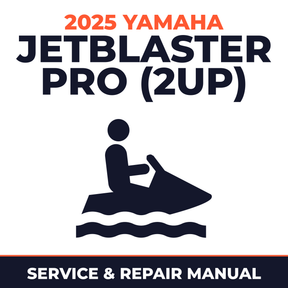 2025 Yamaha JetBlaster Pro (2UP) Service and Repair Manual - personal watercraft workshop manual cover