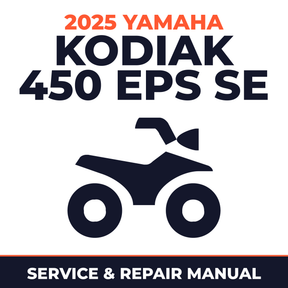 2025 Yamaha KODIAK 450 EPS SE Service and Repair Manual - ATV workshop manual cover