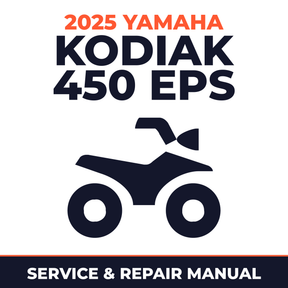 2025 Yamaha KODIAK 450 EPS Service and Repair Manual - ATV workshop manual cover