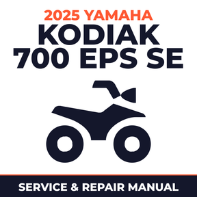 2025 Yamaha KODIAK 700 EPS SE Service and Repair Manual - ATV workshop manual cover