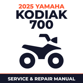 2025 Yamaha KODIAK 700 Service and Repair Manual - ATV workshop manual cover