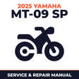 2025 Yamaha MT-09 SP Service and Repair Manual - motorcycle workshop manual cover