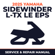 2025 Yamaha SIDEWINDER L-TX LE EPS Service and Repair Manual - snowmobile workshop manual cover