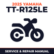 2025 Yamaha TT-R125LE Service and Repair Manual - motorcycle workshop manual cover