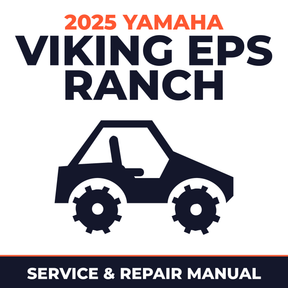 2025 Yamaha VIKING EPS RANCH Service and Repair Manual - side-by-side workshop manual cover
