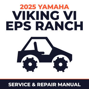 2025 Yamaha VIKING VI EPS RANCH Service and Repair Manual - side-by-side workshop manual cover