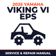 2025 Yamaha VIKING VI EPS Service and Repair Manual - side-by-side workshop manual cover