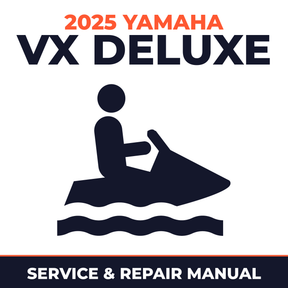 2025 Yamaha VX DELUXE Service and Repair Manual - personal watercraft workshop manual cover