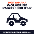 2025 Yamaha WOLVERINE RMAX2 1000 XT-R Service and Repair Manual - side-by-side workshop manual cover