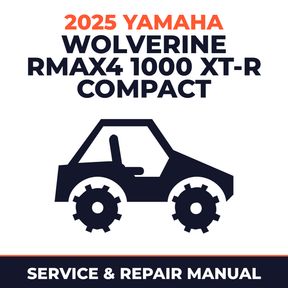 2025 Yamaha WOLVERINE RMAX4 1000 XT-R Compact Service and Repair Manual - side-by-side workshop manual cover