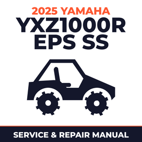 2025 Yamaha YXZ1000R EPS SS Service and Repair Manual - side-by-side workshop manual cover