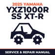 2025 Yamaha YXZ1000R SS XT-R Service and Repair Manual - side-by-side workshop manual cover