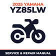2025 Yamaha YZ85LW Service and Repair Manual - motorcycle workshop manual cover