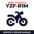 2025 Yamaha YZF-R1M Service and Repair Manual - motorcycle workshop manual cover