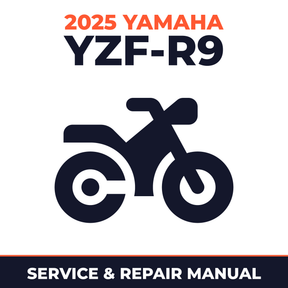 2025 Yamaha YZF-R9 Service and Repair Manual - motorcycle workshop manual cover