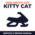 2026 Arctic Cat Kitty Cat Service and Repair Manual - snowmobile workshop manual cover