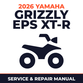 2026 Yamaha GRIZZLY EPS XT-R Service and Repair Manual - ATV workshop manual cover