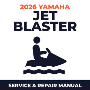 2026 Yamaha Jet Blaster Service and Repair Manual - personal watercraft workshop manual cover
