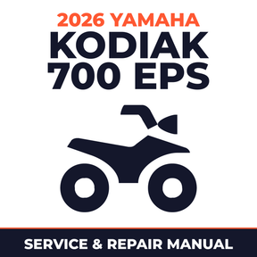 2026 Yamaha KODIAK 700 EPS Service and Repair Manual - ATV workshop manual cover