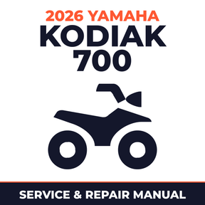 2026 Yamaha KODIAK 700 Service and Repair Manual - ATV workshop manual cover