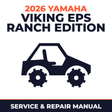2026 Yamaha VIKING EPS RANCH EDITION Service and Repair Manual - side-by-side workshop manual cover