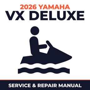 2026 Yamaha VX DELUXE Service and Repair Manual - personal watercraft workshop manual cover