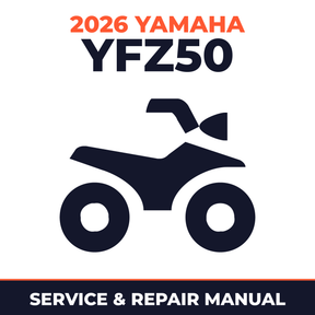 2026 Yamaha YFZ50 Service and Repair Manual - ATV workshop manual cover