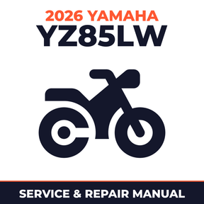 2026 Yamaha YZ85LW Service and Repair Manual - motorcycle workshop manual cover