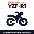 2026 Yamaha YZF-R1 Service and Repair Manual - motorcycle workshop manual cover