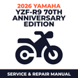 2026 Yamaha YZF-R9 70th ANNIVERSARY EDITION Service and Repair Manual - motorcycle workshop manual cover