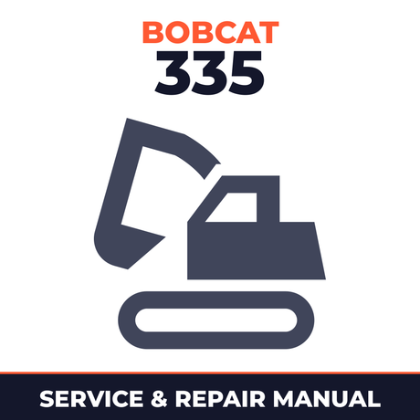 335 Compact Excavator Service repair Manual