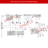 2001 Acura CL Service and Repair Manual
