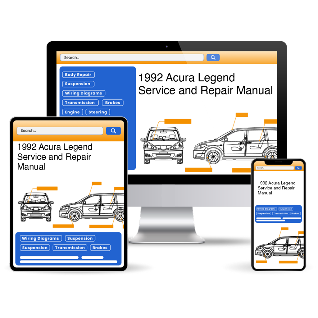 1992 Acura Legend Service and Repair Manual