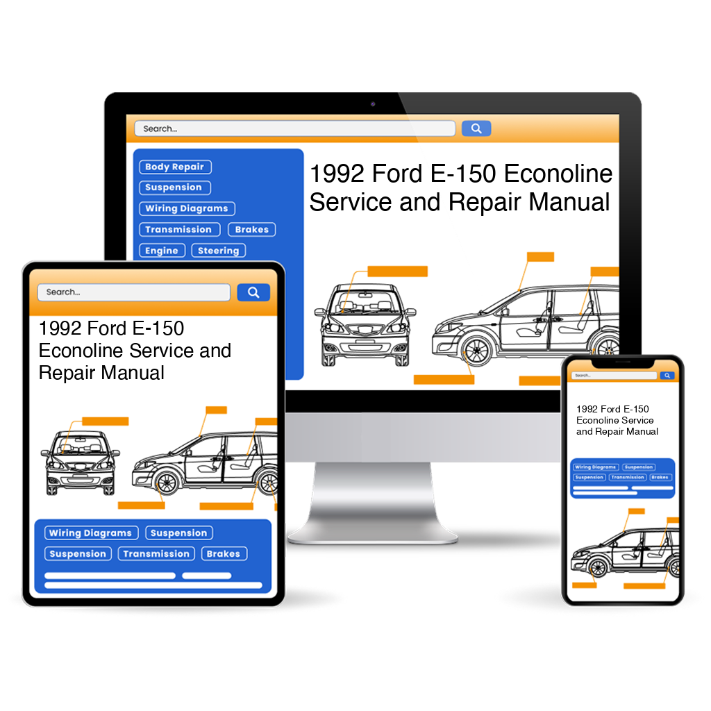 1992 Ford E-150 Econoline Service and Repair Manual