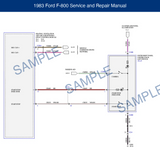 1983 Ford F-800 Service and Repair Manual