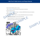 1983 Ford F-8000 Service and Repair Manual