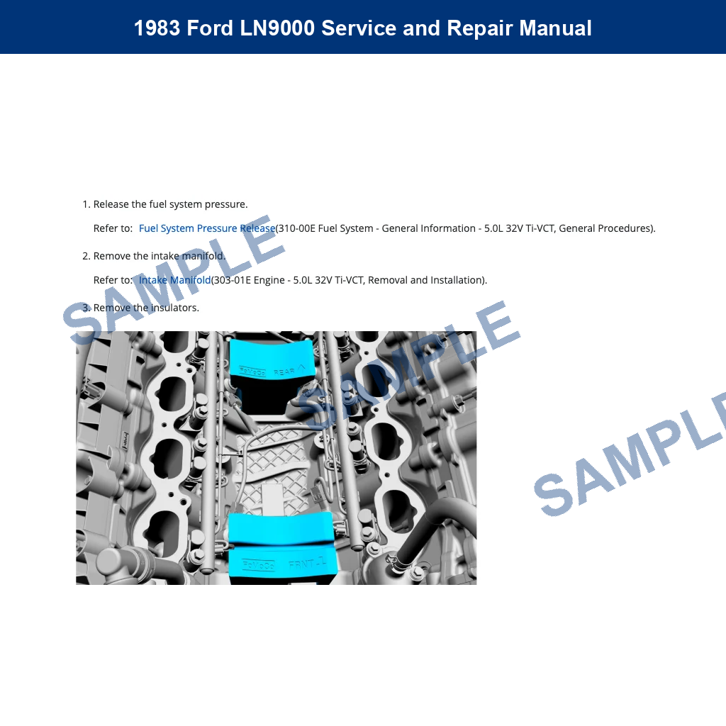 1983 Ford LN9000 Service and Repair Manual