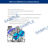 1984 Ford LT8000 Service and Repair Manual