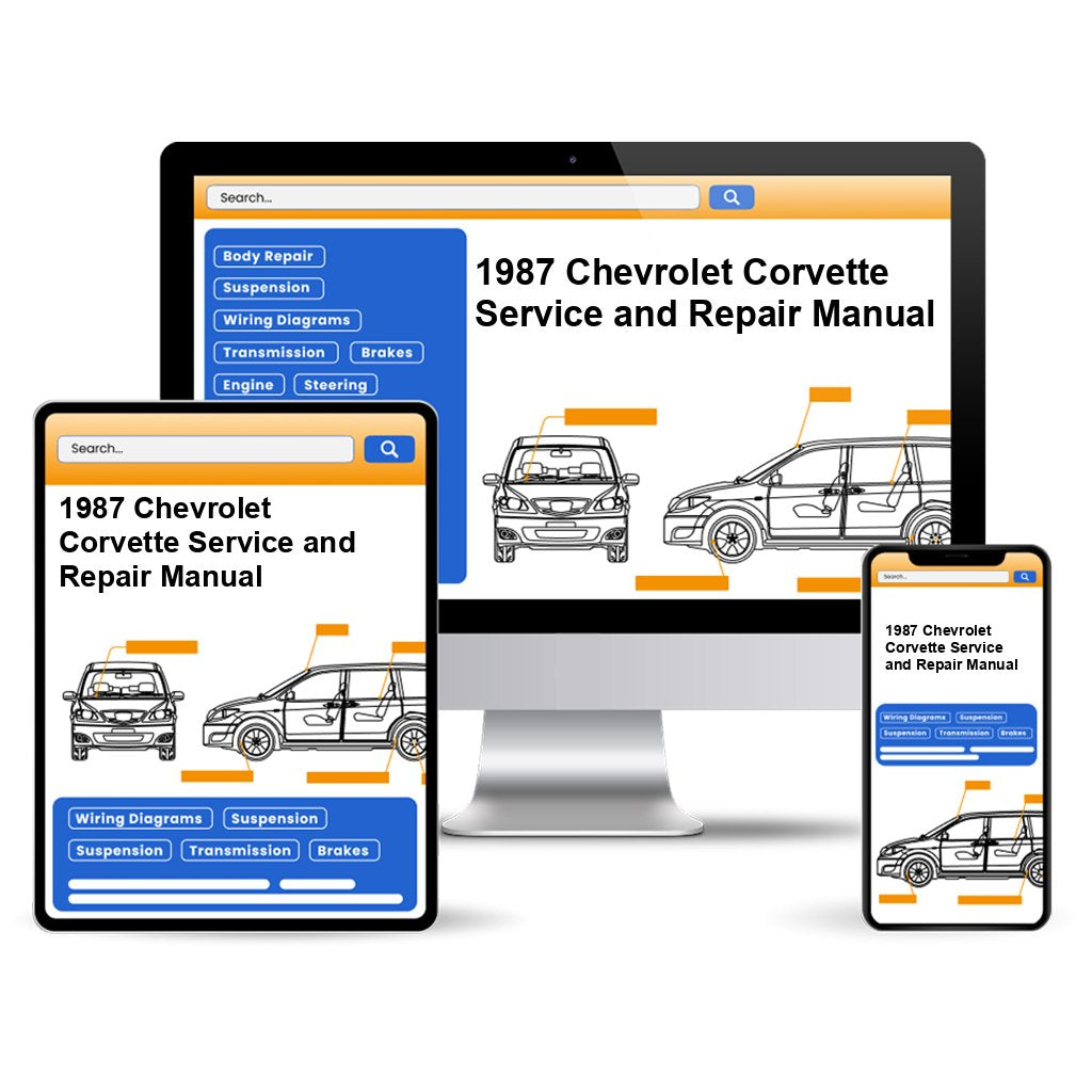 1987 Chevrolet Corvette Service and Repair Manual