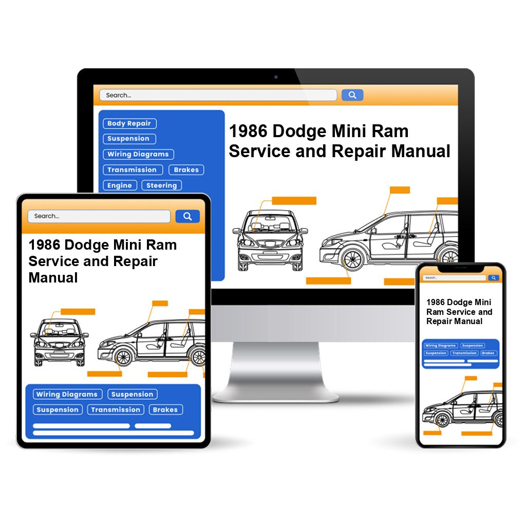 1986 Dodge Mini Ram Service and Repair Manual