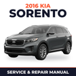 2016 Kia Sorento Service and Repair Manual