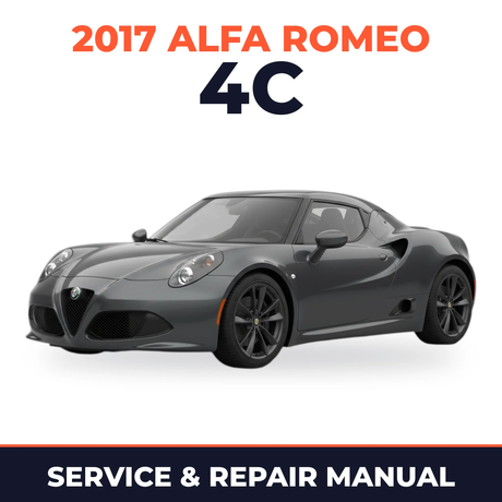 2017 Alfa Romeo 4C Service and Repair Manual
