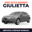 2013 Alfa Romeo Giulietta Service and Repair Manual