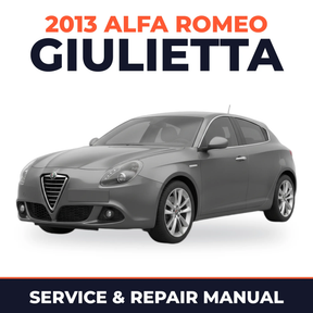 2013 Alfa Romeo Giulietta Service and Repair Manual
