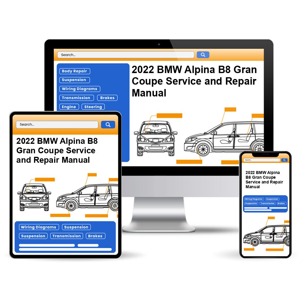 2022 BMW Alpina B8 Gran Coupe Service and Repair Manual