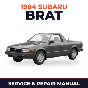1984 Subaru Brat Service and Repair Manual