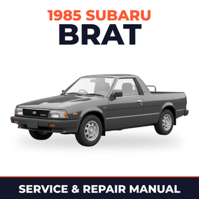 1985 Subaru Brat Service and Repair Manual