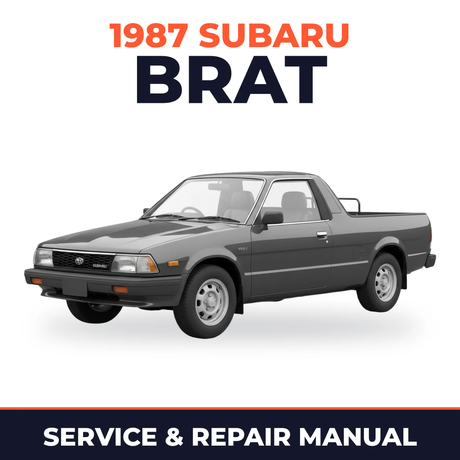 1987 Subaru Brat Service and Repair Manual
