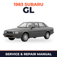 1983 Subaru GL Service and Repair Manual