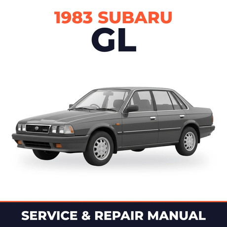 1983 Subaru GL Service and Repair Manual